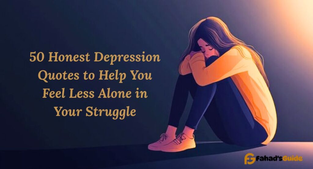 Illustration of girl in depression-depression quotes
