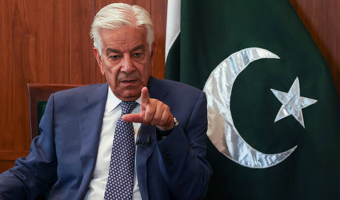 Pakistan’s Defense Minister Khawaja Asif