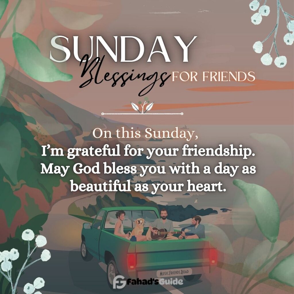 Sunday Blessings and Prayers for friends