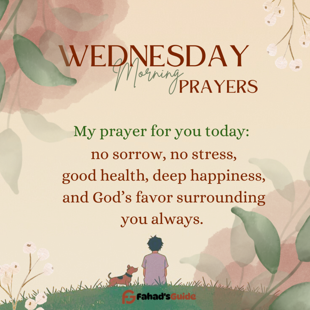 Wednesday Morning Prayers