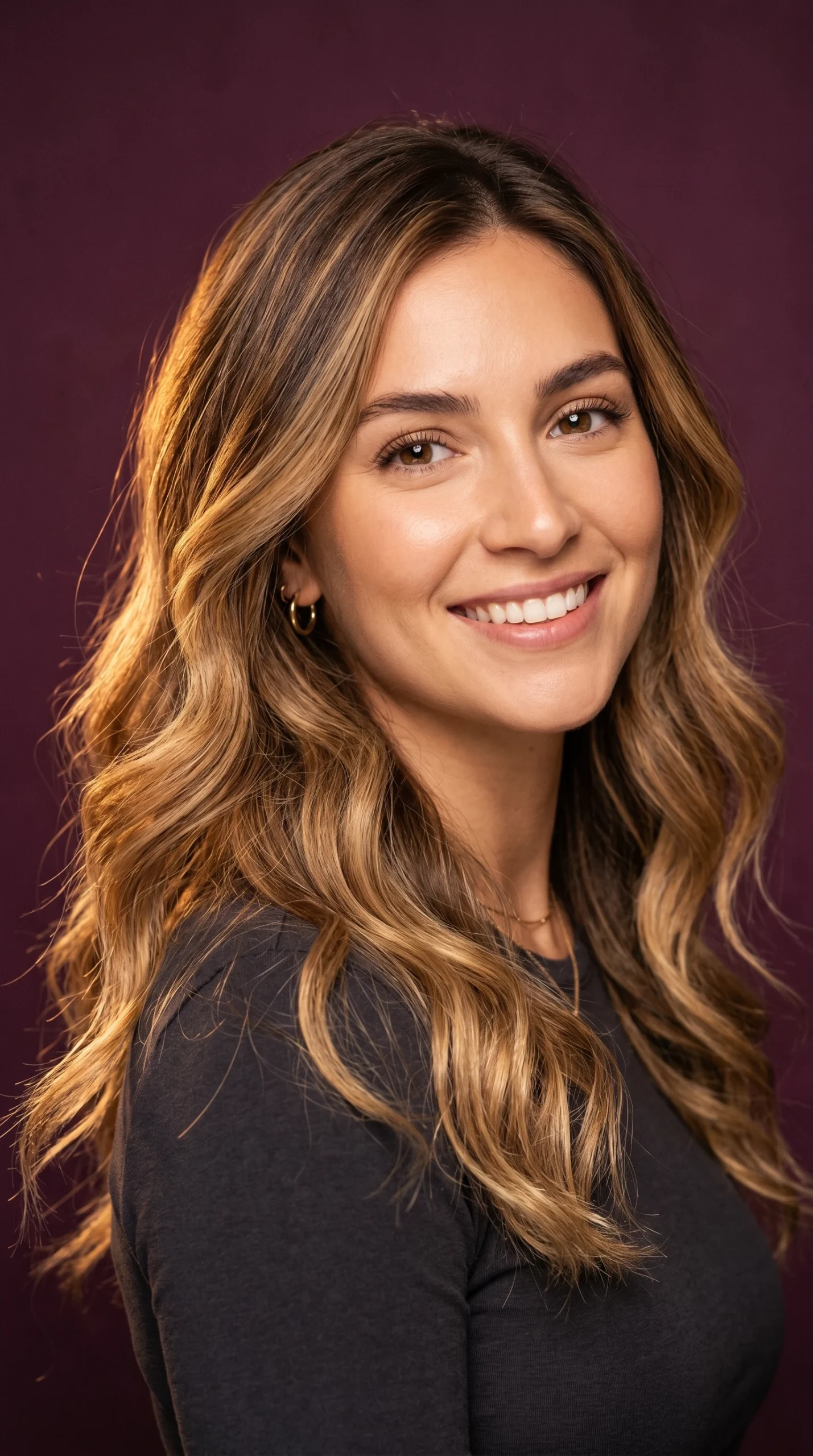Honey Balayage Colored Hair