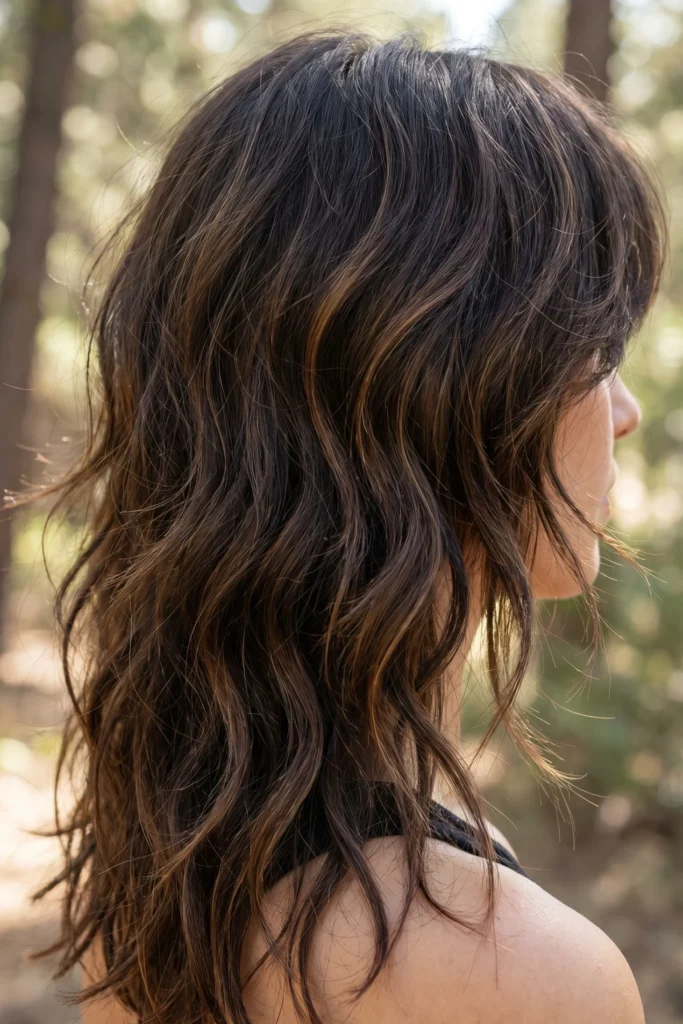 Wavy Long Wolf Cut
