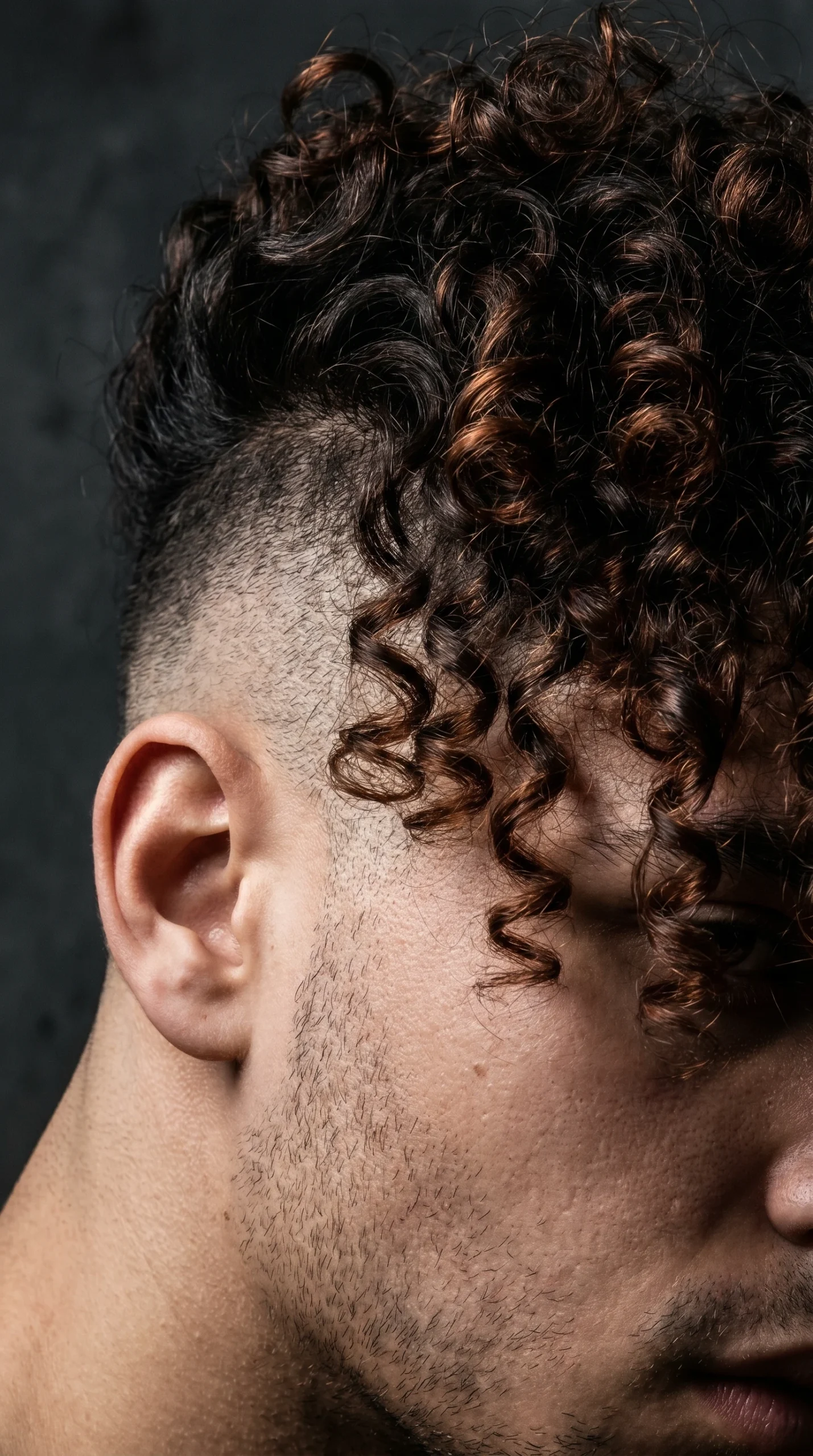 Curly Undercut Hair