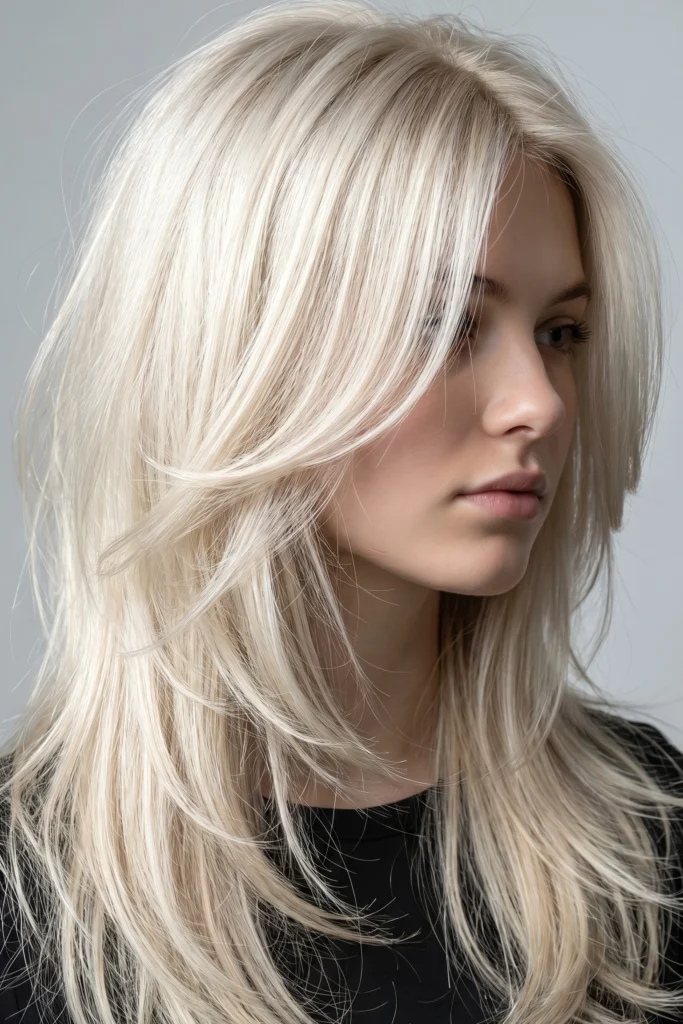 Long Wolf Cut for Fine Hair