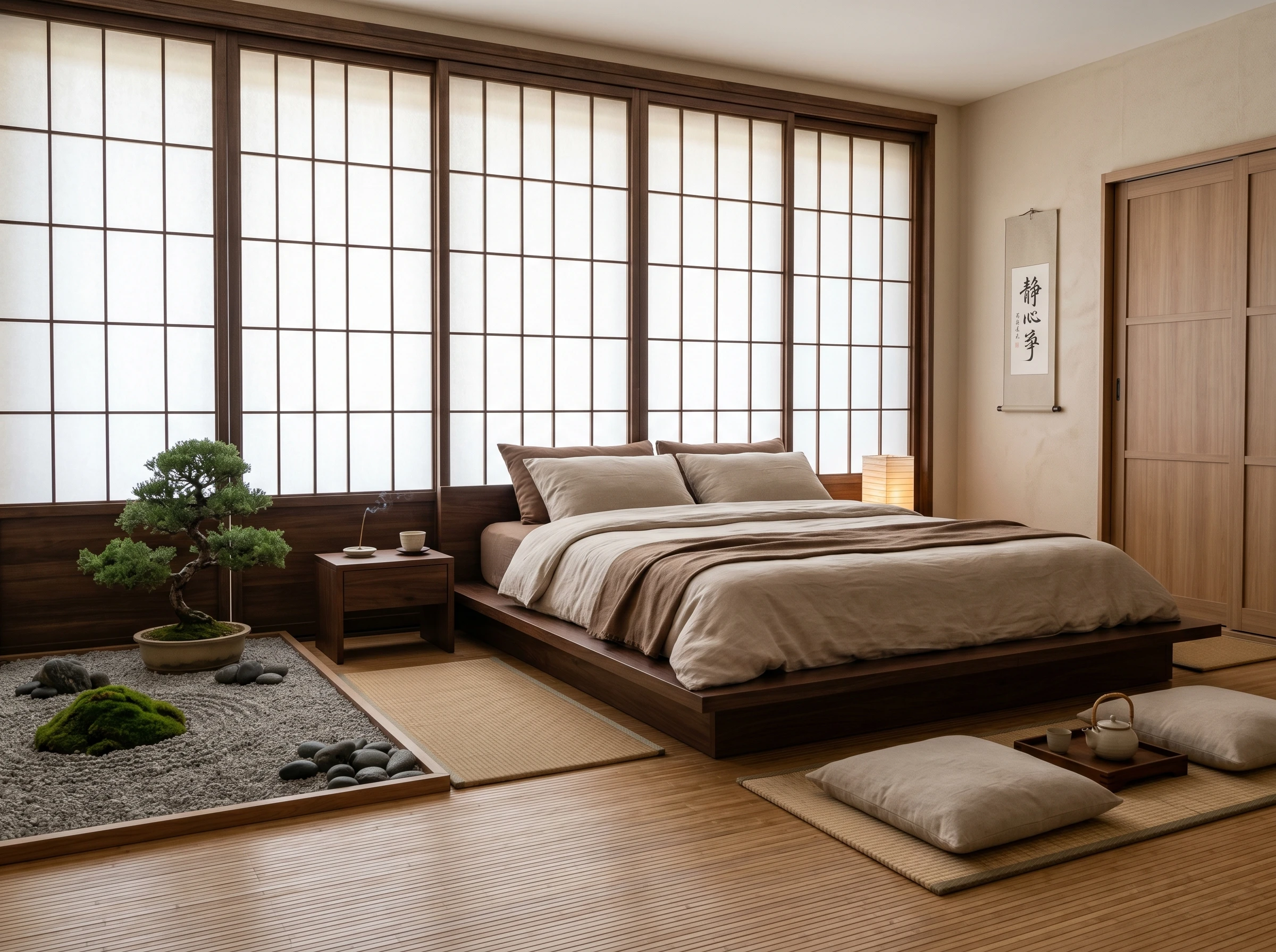 Asian Zen bedroom interior-style-22