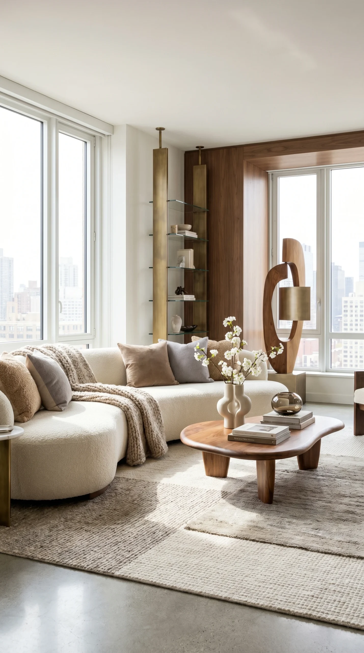 Contemporary living space interior-style-2