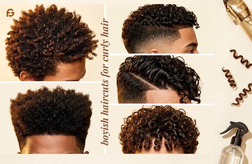 boyish haircuts for curly hair