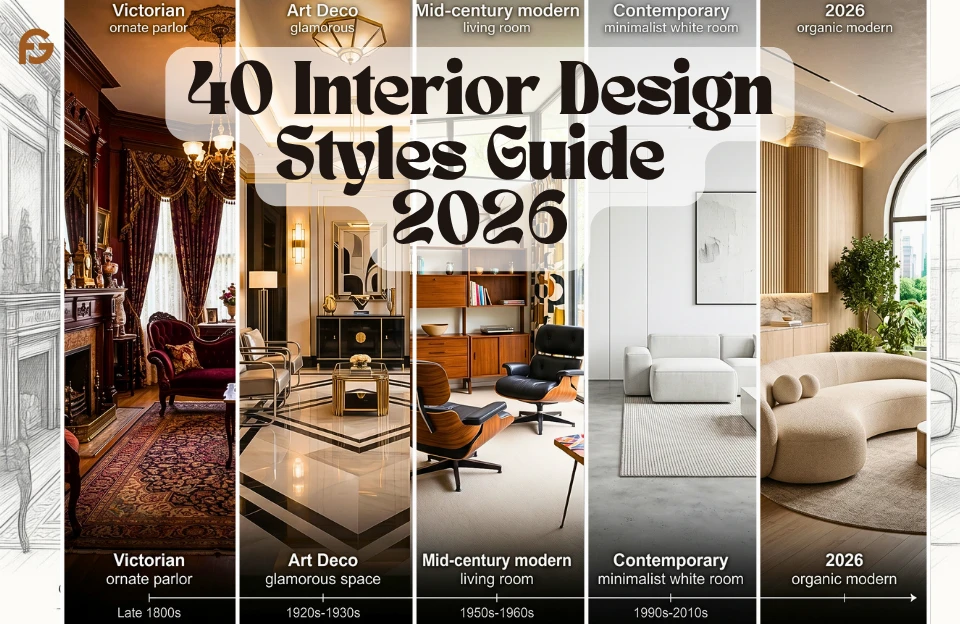 40 Interior Design Style Complete Guide 2026