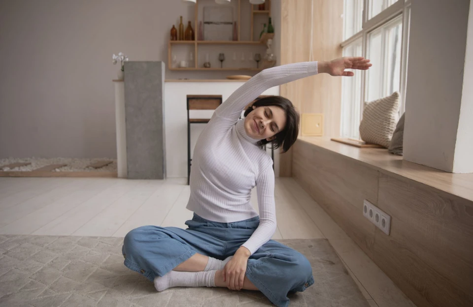 calm morning movement and transition habit