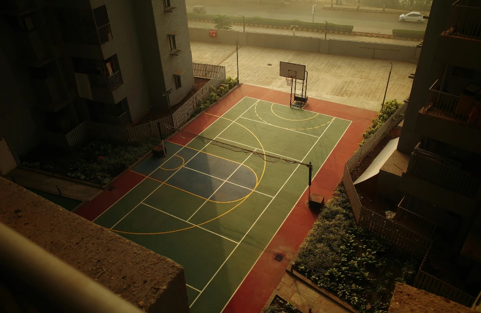 empty sports arena at night representing the Netflix sports documentary category